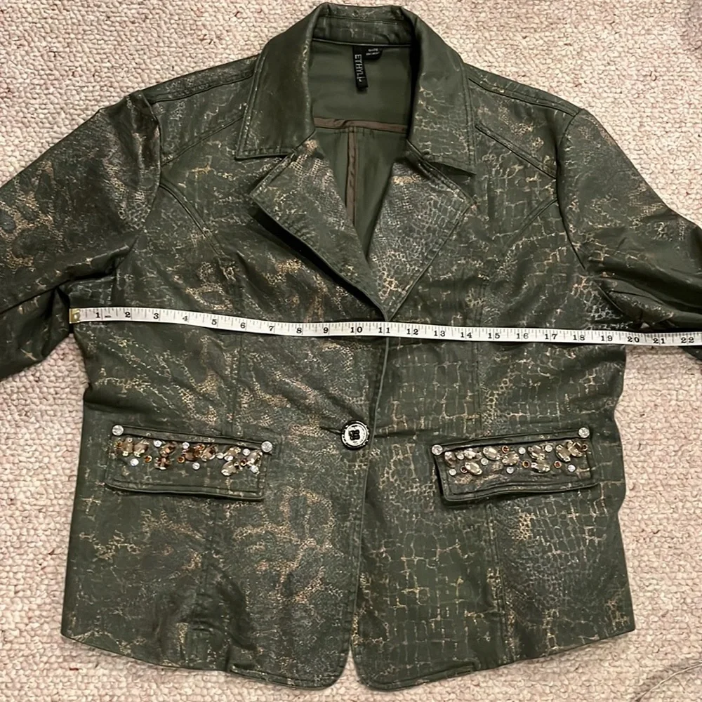 Ethyl glittery cotton jacket M-L - Picture 10 of 11